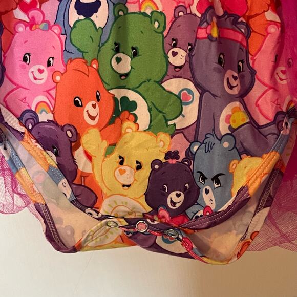 AriTutu's Care Bears Hot Pink Tulle Care Bears Sweetheart Neck Snap Crotch Sz 10 - Picture 4 of 7